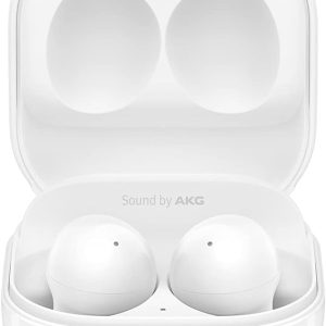 SAMSUNG Galaxy Buds2 True Wireless Earbuds Noise Cancelling Ambient Sound Bluetooth Lightweight Comfort Fit Touch Control, International Version (White)