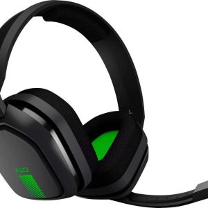 ASTRO Gaming A10 Headset for Xbox One/Nintendo Switch / PS4 / PC and Mac – Wired 3.5mm and Boom Mic by Logitech – Eco-Friendly Packaging – (Green/Black)