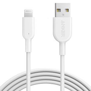 ANKER Powerline II Lightning Cable, [6ft MFi Certified] USB Charging/Sync Lightning Cord Compatible with iPhone SE 11 11 Pro 11 Pro Max Xs MAX XR X 8 7 6S 6 5, iPad and More