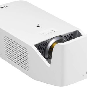 LG HF65LA 100” Full HD (1920 x 1080) Home Theater CineBeam Ultra Short Throw Projector, 1000 ANSI Lumen, Bluetooth Sound Out, Wireless Connection – White