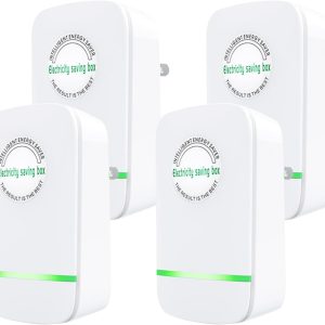 Pro Power Save, Stop Watt Energy Saving Device, Power Saver Electricity Saving Device Save Electricity Dollar, Electricity Saving Box, Power Pro Energy Saver, Us Plug 90v-250v 30kw 4 Pack