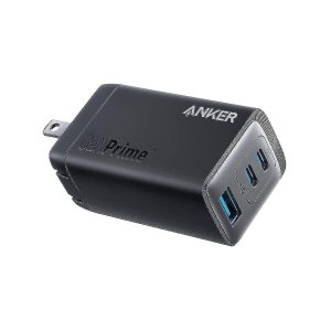 Anker USB C Wall Charger, GaNPrime 65W, 3-Port Fast Compact Foldable for MacBook Pro/Air, iPad Pro, Galaxy S22/S21, HP Spectre, Note 20/10+, iPhone 14/Pro, Pixel, and More