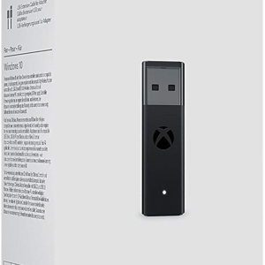 Microsoft Xbox Wireless Adapter for Windows 10 – Play Games Using Xbox Wireless Controller – Wireless Stereo Sound Support – Connects up to 8 Controllers at Once