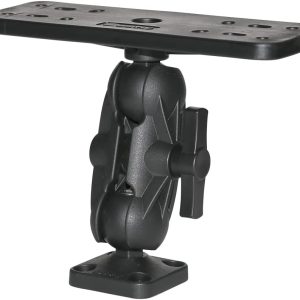 Scotty 0163 Ball-Mount Fish Finder and Universal Mounting Plate , Black , Large