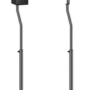 Mounting Dream Speaker Stands Pair, Max 40″ Height Adjustable Speaker Stands Mounts,Heavy Duty Base Extendable Tube,11 lbs Capacity Per Stand,Set of 2 Universal Floor Stands (Speakers Not Included)