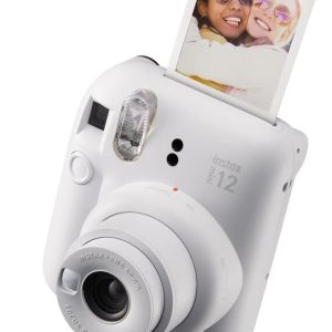 Fujifilm Instax Mini 12 Instant Film Camera, Clay White