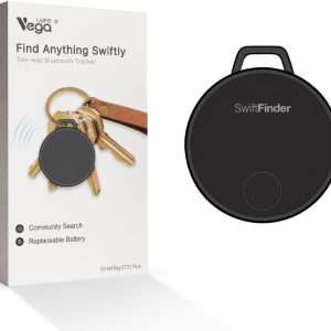 VEGA LYFE ST21 Keys Finder, Bluetooth Tracker and Item Locator for Keys, Bags, and More; Phone Finder, iOS and Android Compatible, Water Resistance with 6 Months Replaceable Battery