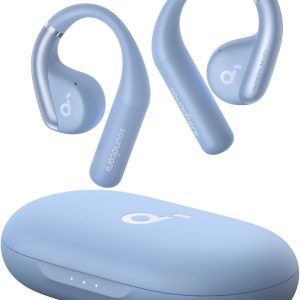 Soundcore by Anker, AeroFit Open-Ear Headphones, Ultra Comfort, Snug Fit, Ergonomic Ear Hook, Balanced Sound, IPX7 Waterproof, 42H Playtime, Bluetooth 5.3, App Control, Clear Calls, Wireless Earbuds