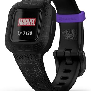 Garmin vivofit jr. 3, Fitness Tracker for Kids, Swim-Friendly, Up To 1-year Battery Life, Marvel Black Panther