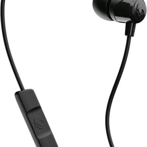 Skullcandy Jib In-Ear Wired Earbuds, Noise Isolating, Microphone, Works with Bluetooth Devices and Computers – Black