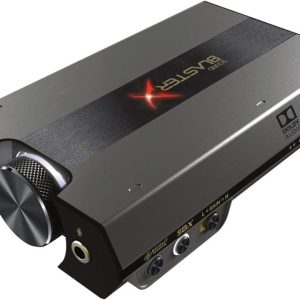 Sound BlasterX G6 Hi-Res 130dB 32bit/384kHz Gaming DAC, External USB Sound Card with Xamp Headphone Amp, Dolby Digital, 7.1 Virtual Surround Sound, Sidetone/Speaker Control for PS4, Xbox One