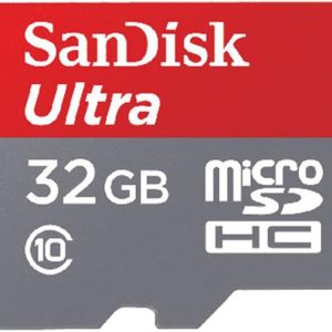 SanDisk Ultra 32GB UHS-I/Class 10 Micro SDHC Memory Card With Adapter – SDSDQUAN-032G-G4A