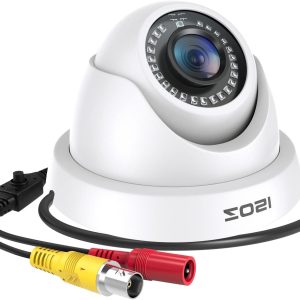 ZOSI 1080p Dome Security Cameras (Hybrid 4-in-1 HD-CVI/TVI/AHD/960H Analog CVBS),2MP Day Night Weatherproof Surveillance CCTV Camera Dome Outdoor/Indoor,Night Vision Up to 80FT