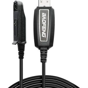 Original Baofeng USB Programming Cable PL2303 Chip Drive Free Win11 for BaoFeng Waterproof Two Way Radio UV-9R Plus (Including UV-9RPRO UV-9G GT-3WP UV-XR and Many More) USA Warranty Gmrs Radio
