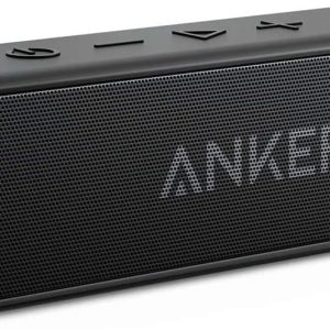 Anker Soundcore 2 Portable Bluetooth Speaker with 12W Stereo Sound, Bluetooth 5, Bassup, IPX7 Waterproof, 24-Hour Playtime, Wireless Stereo Pairing, Speaker for Home, Outdoors, Travel