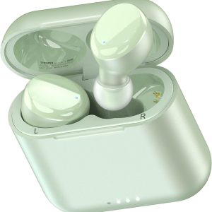 TOZO T6 True Wireless Earbuds Bluetooth 5.3 Headphones Touch Control with Wireless Charging Case IPX8 Waterproof Stereo Earphones in-Ear Built-in Mic Headset Premium Deep Bass Green
