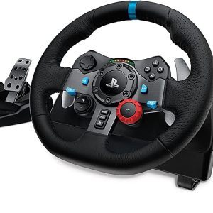 Logitech G29 Driving Force Race Wheel + Logitech G Driving Force Shifter Bundle for PS3 and PS4 (Renewed)