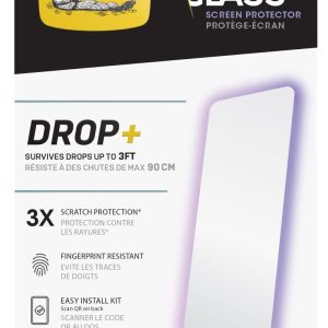 OtterBox ALPHA GLASS SERIES ANTIMICROBIAL Screen Protector for iPhone 14, iPhone 13 & iPhone 13 Pro
