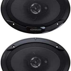 Kenwood KFC-6966S 6 x 9 Inch 400-Watt 3-Way Flush Mount Coaxial Car Speaker Easy Installation – Pair