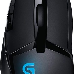 Logitech G402 Hyperion Fury Wired Gaming Mouse, 4,000 DPI, Lightweight, 8 Programmable Buttons, Compatible with PC/Mac – Black