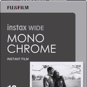 FUJIFILM Instax Wide Monochrome Film – 10 Exposures