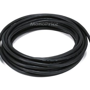 Monoprice USB-A Male to USB-B Male 2.0 Cable – 28/24AWG, Shielded, Gold Plated, 15 Feet, Black