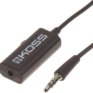 Koss 155954 VC20 Volume Control, Standard Packaging, 39-Inch Cord, Compatible with Cell Phones and Headphones