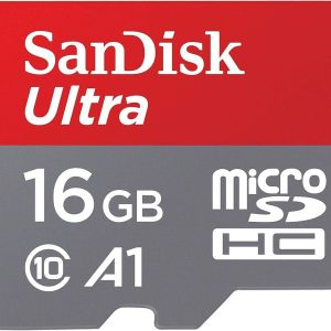 [Older Version] SanDisk 16GB Ultra microSDHC UHS-I Memory Card with Adapter – 98MB/s, C10, U1, Full HD, A1, Micro SD Card – SDSQUAR-016G-GN6MA