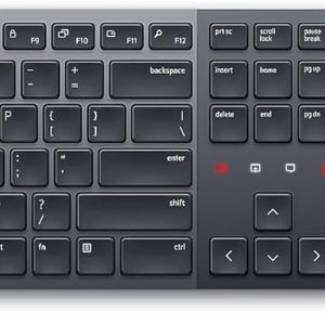 Dell KM900 Premier Collaboration Keyboard and Mouse – Zoom Touch Controls, Backlight Keyboard, Bluetooth 5.1, Radio Frequency 2.4GHz – Black