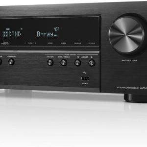 Denon AVR-S570BT 5.2 Channel AV Receiver – 8K Ultra HD Audio & Video, Enhanced Gaming Experience, Wireless Streaming via Built-in Bluetooth, (4) 8K HDMI Inputs, Supports eARC, HD Setup Assistant