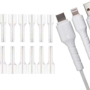 16 Pieces Charger Cable Protector for iPhone, USB C Charger Cable Protector, Charger Cord Protector,Cable Holder Clips,Cable Protector,Cable Protector for iPhone Charger