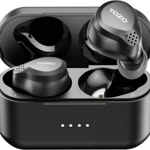 TOZO NC7 All-Function Hybrid Active Noise Cancelling Wireless Earbuds, Bluetooth 5.3 Headphones with Ultra Long 72H Playtime, in-Ear Detection, App Customization, Immersive Sound Deep Bass Headset