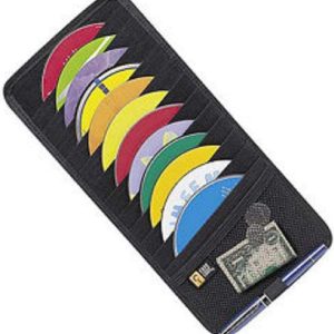 Case Logic AV-12 12-Capacity CD Visor, Black