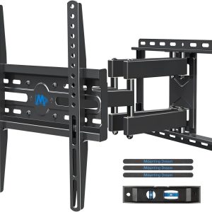 Mounting Dream TV Wall Mount for 32-65 Inch TV, TV Mount with Swivel and Tilt, Full Motion TV Bracket with Articulating Dual Arms, Fits 16inch Studs, Max VESA 400X400 mm, 99lbs, MD2380