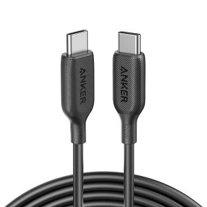 Anker Powerline III USB C to USB C Charger Cable 100W 6ft 2.0, Type C Charging Cable for iPad Mini 6, iPad Pro 2020, Air 4, MacBook Pro 2020, Galaxy S20 Plus S9 S8, Pixel, Switch, LG V20