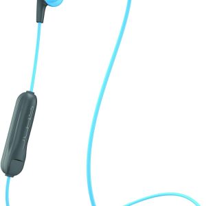 JLab JBuds Pro Bluetooth Wireless Signature Earbuds, Titanium 10mm Drivers, 10-Hour Battery Life, Music Controls, Noise Isolation, Bluetooth 4.1 Extra Gel Tips and Cush Fins, Graphite/Blue