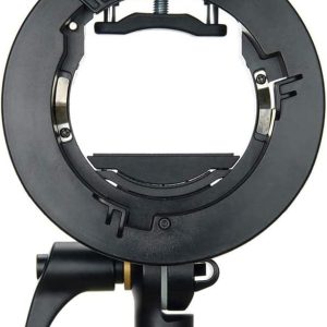 Godox S2 Speedlite Bracket for Godox AD200Pro, AD200, AD400Pro, for V1 Round Head Speedlite, V860II / TT685 / TT350 Series, S-Type Bracket Updated Version Bowens Mount Holder