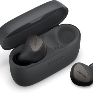 Jabra Elite 4 True Wireless Earbuds – Active Noise Cancelling Headphones – Discreet & Comfortable Bluetooth Earphones, Laptop, iOS and Android Compatible – Dark Grey