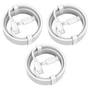 Kobilar USB C to USB C Cable,65W 3A Fast Charging USB C Charger Cable,3.3ft（3pack） Alluminum Shell Type C to Type C Cable for iPhone15/15Pro/15Plus/15ProMax/iPad Pro2022/Air,Samsung S23