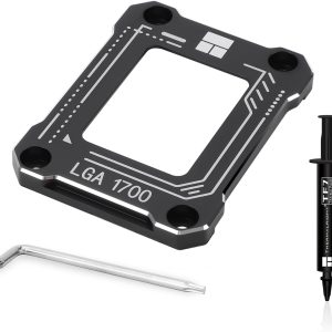 Thermalright Intel 12th/13th Generation LGA1700 Anti-Bending Buckle, Curved Pressure Plate,CPU Stress Bending Correction Fixer, Fully Fitted and Fixed Without Trace Installation (Black)