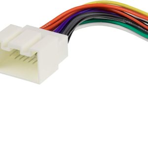 Scosche FD16B Compatible with Select 1998-2004 Ford Power/Speaker Connector / Wire Harness for Aftermarket Stereo Installation with Color Coded Wires White
