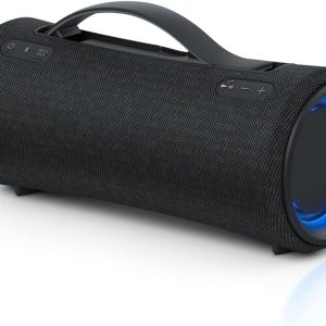 Sony SRS-XG300 X-Series Wireless Portable-Bluetooth Party-Speaker IP67 Waterproof and Dustproof with 25 Hour-Battery and Retractable Handle, Black- New