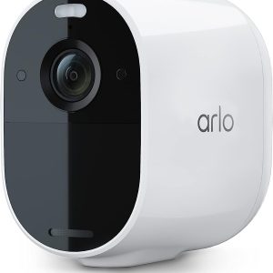 Arlo Essential Spotlight Camera – Wireless Security, 1080p Video, Color Night Vision, 2 Way Audio, White – VMC2030,1 Count (Pack of 1)