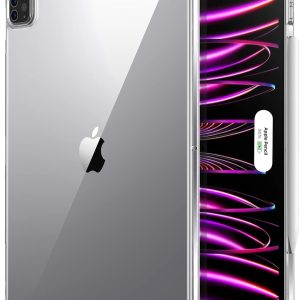 ESR for iPad Pro 12.9 Case, 12.9 inch iPad Pro case (2022/2021, 6th/5th Generation), Thin and Lightweight, Yellowing Resistant, Hard Back, Supports Pencil 2, Classic Series, Clear