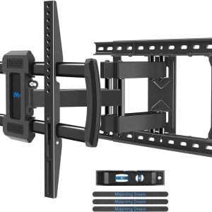 Mounting Dream TV Wall Mounts TV Bracket for Most 42-84 Inch TVs, UL Listed Premium TV Mount Full Motion with Articulating Arms, Max VESA 600x400mm and 100LBS, Fits 16″, 18″, 24″ Studs, MD2296-24K