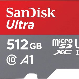 [Older Version] SanDisk 512GB Ultra microSDXC UHS-I Memory Card with Adapter – 120MB/s, C10, U1, Full HD, A1, Micro SD Card – SDSQUA4-512G-GN6MA