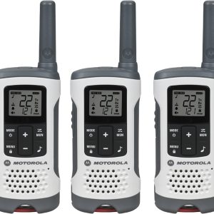 Motorola Solutions T260TP Talkabout Radio, 3 Pack, White
