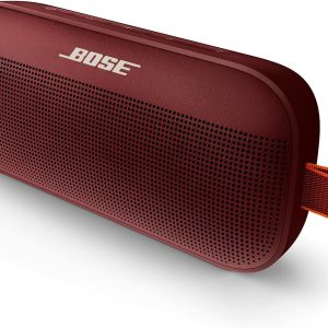Bose SoundLink Flex Bluetooth Speaker, Portable Speaker with Microphone, Wireless Waterproof Speaker for Travel, Outdoor and Pool Use, Carmine Red