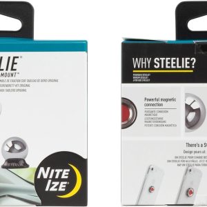 Nite Ize Original Steelie Dash Mount Kit – Magnetic Car Dash Mount for Smartphones (Packaging may vary)