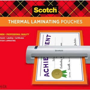 Scotch Thermal Laminating Pouches, Legal Size 11 x 17 Inches, 25 Pack Laminating Sheets, 3 Mil, Education Supplies & Craft Supplies, For Use With Thermal Laminators